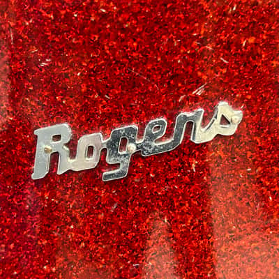 Rogers 10" deep X 14" head Marching Snare Drum (175-1265) 60's - Red Sparkle Bild 2