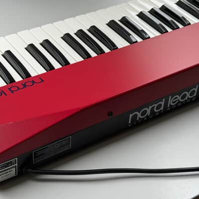 Nord Lead 49-Key 4-Voice Polyphonic Synthesizer 1995 - 1997 - Red image 6