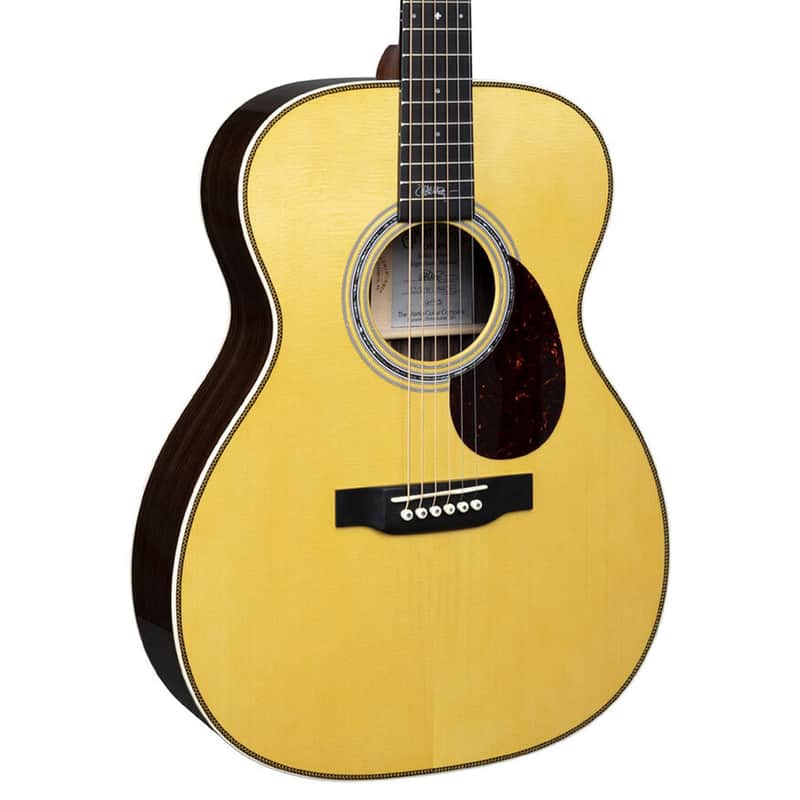 Martin OMJM John Mayer Signature Acoustic-Electric Guitar w/ Custom Hardshell Case - Natural image 1