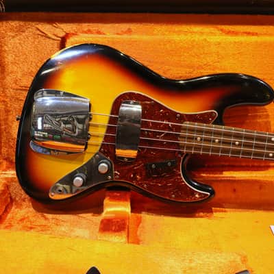 FenderCustom Shop Time Machine 1962 Jazz Bass Relic - 3-Color Sunburst image 1