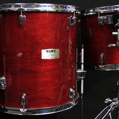 Mapex M Birch Drum Kit 22 10 12 14 16+ 14 Snare Transparent Cherry image 6