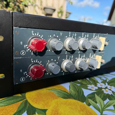 2 racked Neve 1079 (1066/1073) with ADDED Marinair line input trafos. image 2