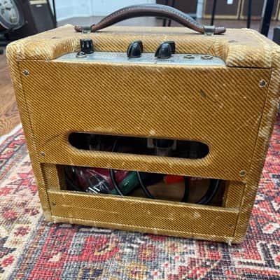 Fender Princeton 5B2 Wide Panel 4-Watt 1x8" Guitar Combo 1954 - Tweed image 5