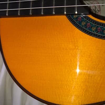 Amalio Burguet Flamenco Guitar "Negra" one piece Indian Rosewood back and sides. 2017 Flamenco Oran image 3