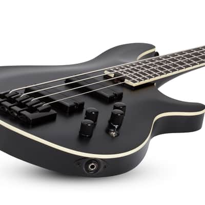 Schecter SLS Evil Twin-4 Satin Black + FREE GIG BAG - SBK Electric Bass Evil Twin 4 - BRAND NEW image 2