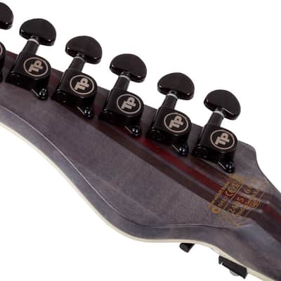 Schecter PT FR-S SLS Elite Evil Twin - Satin Black (1383) image 9
