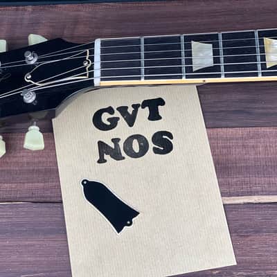General Vintage Tone  Truss rod cover 59’ fits  Gibson  NOS old Reborn The burst Edad model   Black image 5