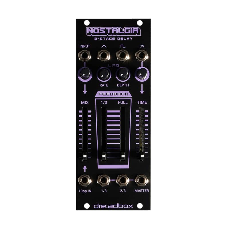 DREADBOX NOSTALGIA BLACK LIGHT DELAY : BRAND NEW :  [DETROIT MODULAR] image 1