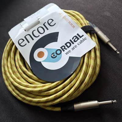 Cordial Encore 9m / 30ft 'Tweed' Guitar Cable NEUTRIK ® *Brand NEW - Tweed image 1