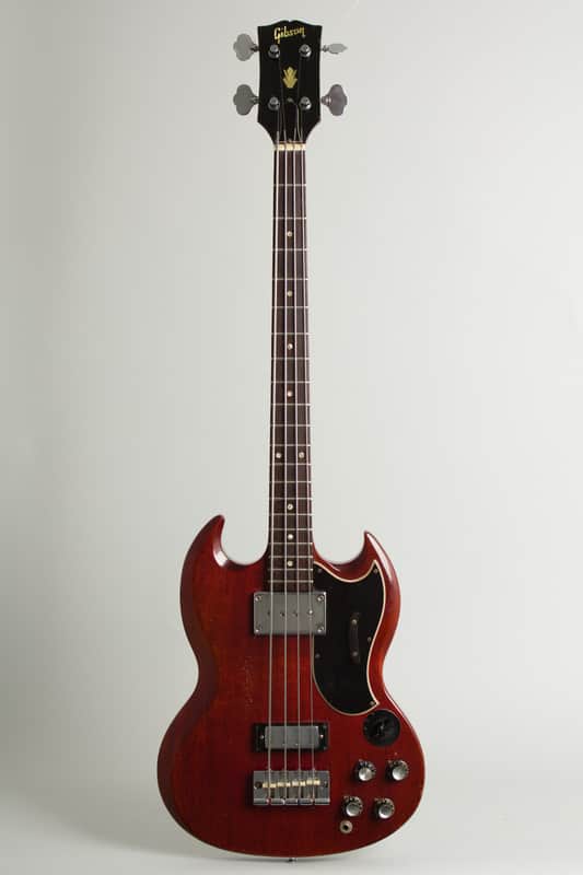 Gibson  EB-3 Solid Body Electric Bass Guitar (1968), ser. #518642, black hard shell case. image 1