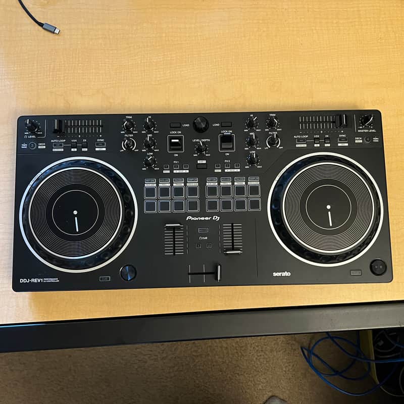 Pioneer DDJ-REV1 2-Channel DJ Controller 2022 - Present - Black image 1