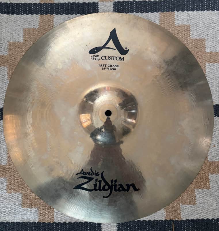 Zildjian 18" A Custom Fast Crash Cymbal 2007 - Brilliant image 1