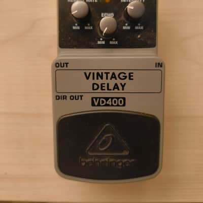 Behringer VD400 Vintage Analog Delay Pedal 2010s - Gray image 1