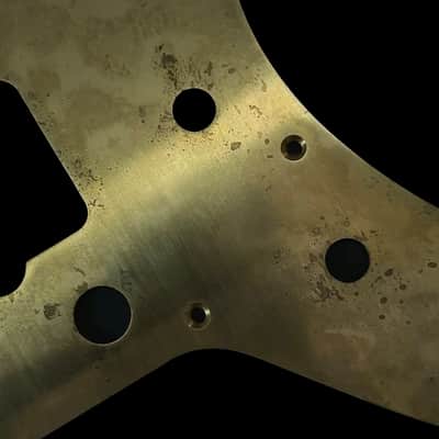Jazzmaster Pickguard Scratchplate - USA 60s Vintage - Aged Brass - Made-to-Order image 6