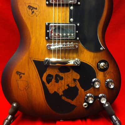 Spear S100 S MOP Open Pore 2013 SG Style Electric Guitar W/Gig Bag and DVD image 1