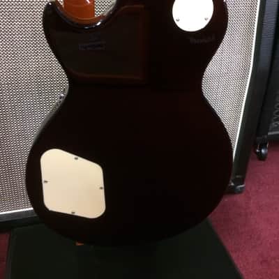 Tagima TLP Flamed Single-Cut Transparent Amber w/Hardshell Case [ProfRev] image 5