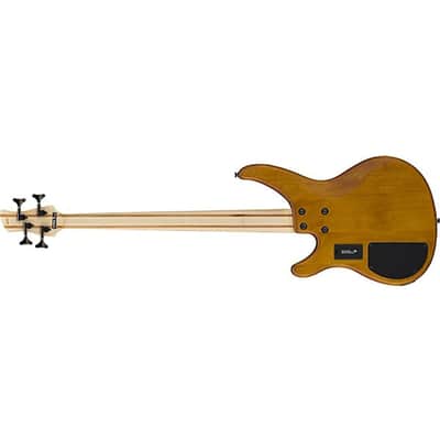 Yamaha TRBX604FM 4-String Bass Guitar - Matte Amber image 5