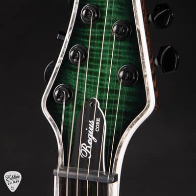 2024 - Mayones Regius Core V24 6 - Transparent Dirty Green Burst Gloss image 7