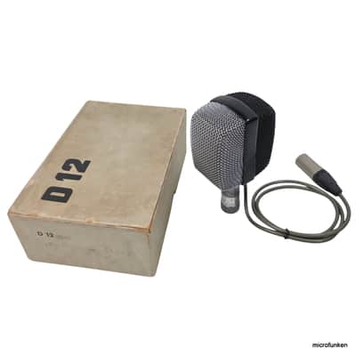 AKG D12 Vintage Microphone. Rare Early Version. Metal Frame. image 15