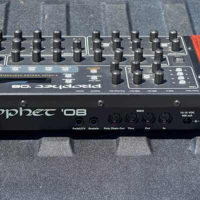 Dave Smith Instruments Prophet 08 PE Desktop 8-Voice Desktop Synthesizer 2012 - 2016 - Black with Wood Sides image 5