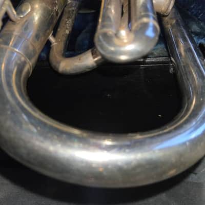 YAMAHA YMP-202M marching mellophone, VGood playing condition image 10