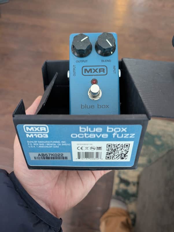 MXR M103 Blue Box Reissue 2007 - Present - Blue image 1