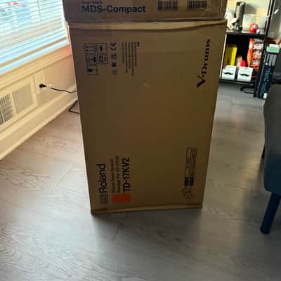 Roland TD-17KV2 V-Drum Kit with Mesh Pads 2022 - Present - Black image 2