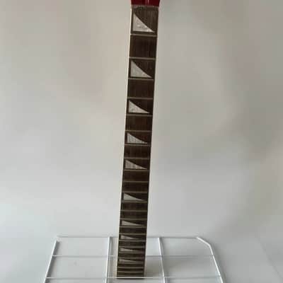 Red Headstock Custom Electric Guitar Neck, Rosewood Fingerboard image 6