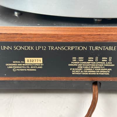 Linn Sondek LP12 Transcription Turntable image 10