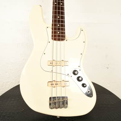 Fender Standard Jazz Bass 2000 MIM Olympic White Rosewood Fretboard 4-String Bass Guitar image 2