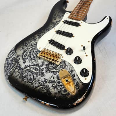 Fender Custom Shop 1957 Stratocaster, Time Machine Series, Heavy Relic, Gold Hardware, Black Paisley, w/HSC image 7