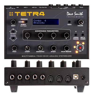 Dave Smith Instruments Tetra Desktop 4-Voice Polyphonic Synthesizer 2009 - 2016