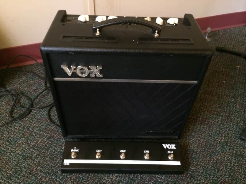 Vox VT-40+ 2012 Balck. One owner. Me. I purchased this amp and the VFS5 Vox Footswitch new in 2012. image 1