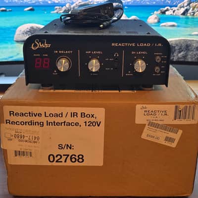 Suhr Reactive Load IR 8 Ohm DI Box with Impulse Responses 2019 - Present - Black image 2