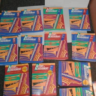 Accent on Achievement Band Method Lot of 80 Books Various Instruments and Levels new old stock image 4
