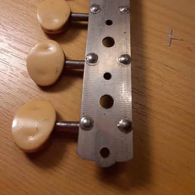 Harmony Silvertone * Unbranded Mandolin A-Style Tuning Machine Strip (Treble Side only) image 14