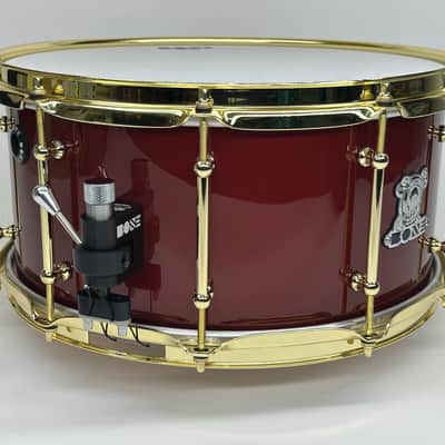 BONE Drums  - Custom shop Maple-bubinga 25-ply, 7''x14'' Snare Drum image 3