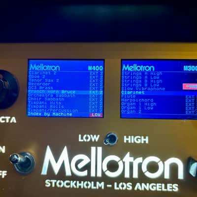 Mellotron M4000D – Factory Custom Black & Gold – Sound Card 02 + Original Box image 17