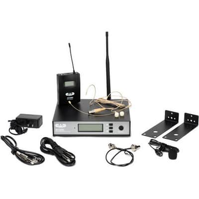 CAD WX1000BP Wireless Bodypack Microphone System with Lavalier, Headset, and Guitar Cable (510 to 570 MHz) image 2