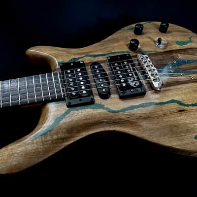 Dorweiler Custom Black Limba and Malachite HSH image 11