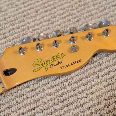 Squier Classic Vibe 50's Telecaster (Neck & Tuners Only) - Stripped Truss Rod - AS IS/FOR REPAIR image 3