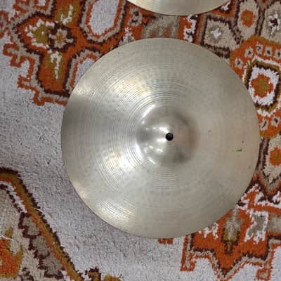 Zildjian A Zildjian & Cie Constantinople 14" Hi Hat Cymbal Pair 755g/1158g 1973-1987 image 3