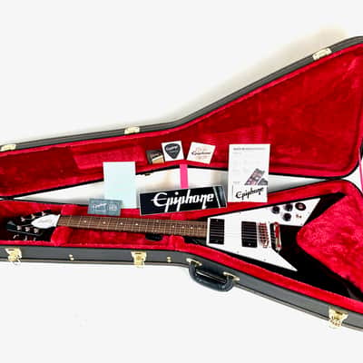 Epiphone Flying V ’79 Kirk Hammett Signature 2023 Ebony image 12