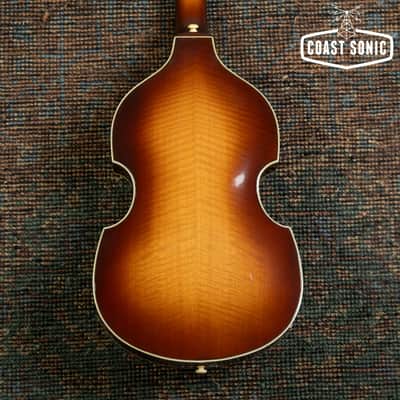 1976 Hofner 500/1 Violin Bass Left Handed Made in Germany Beatle Bass image 3
