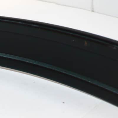 22" Bass Drum Hoop / Black with White Wrap Inlay image 4