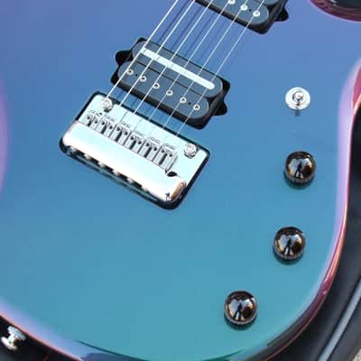 2015 Ernie Ball Music Man JP6 John Petrucci Signature Mystic Dream Guitar Fully Loaded Piezo image 5