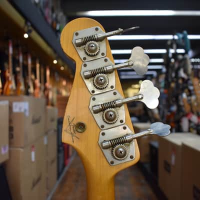 Fender Custom Shop 1961 Jazz Bass Heavy Relic Super Faded Aged Daphne Blue w/Matching Headstock, Hard Case image 8