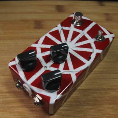 Modified SD-1 Boss Super Overdrive Pedal Clone Distressed Spiderman Colours image 2