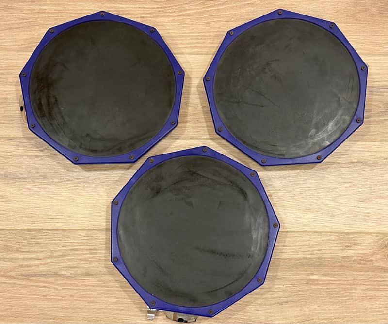 Synesthesia Mandala Electronic Drum - V2 Purple & Black Pad 2009 - Danny Carey Signature Pads - Pack of 3 image 1