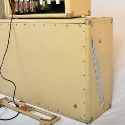 Vintage 1963 Fender Showman Head & Cab w/ Original JBL D130F – Serviced – Local Pickup image 15